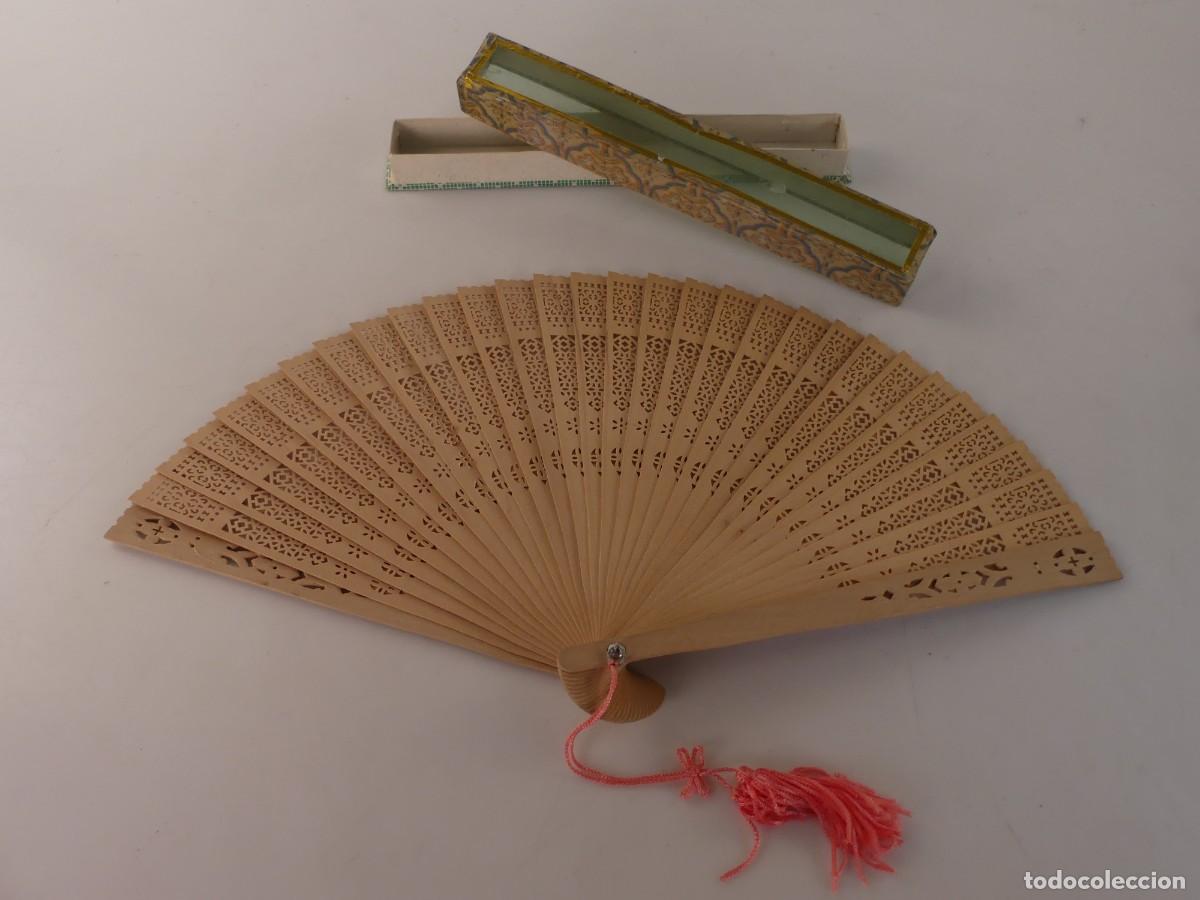 Antiques: PRECIOSO ABANICO HECHO A MANO OBJETO DE COLECCI&Oacute;N