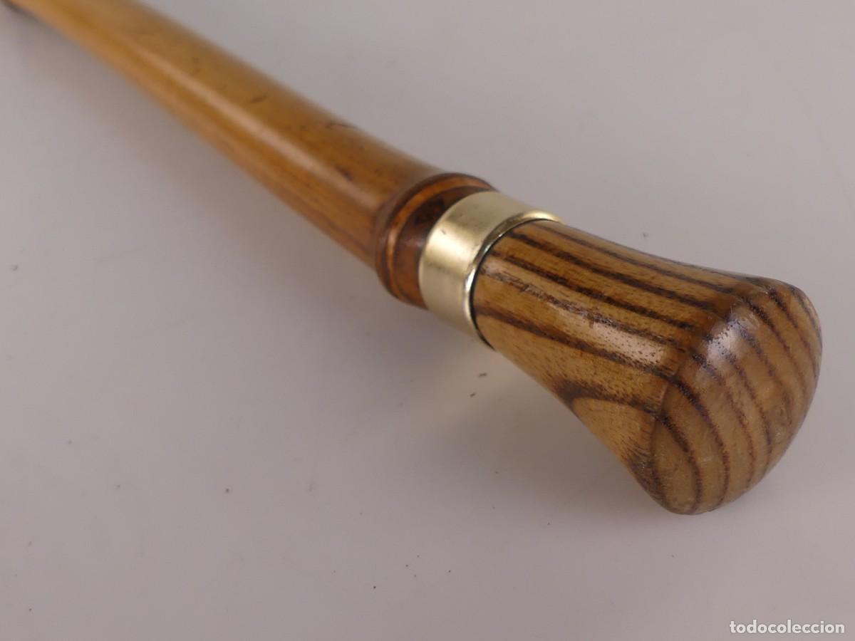 Oggetti Antichi: BONITO BASTON DE MADERA BAMBU OBJETO DE COLECCI&Oacute;N
