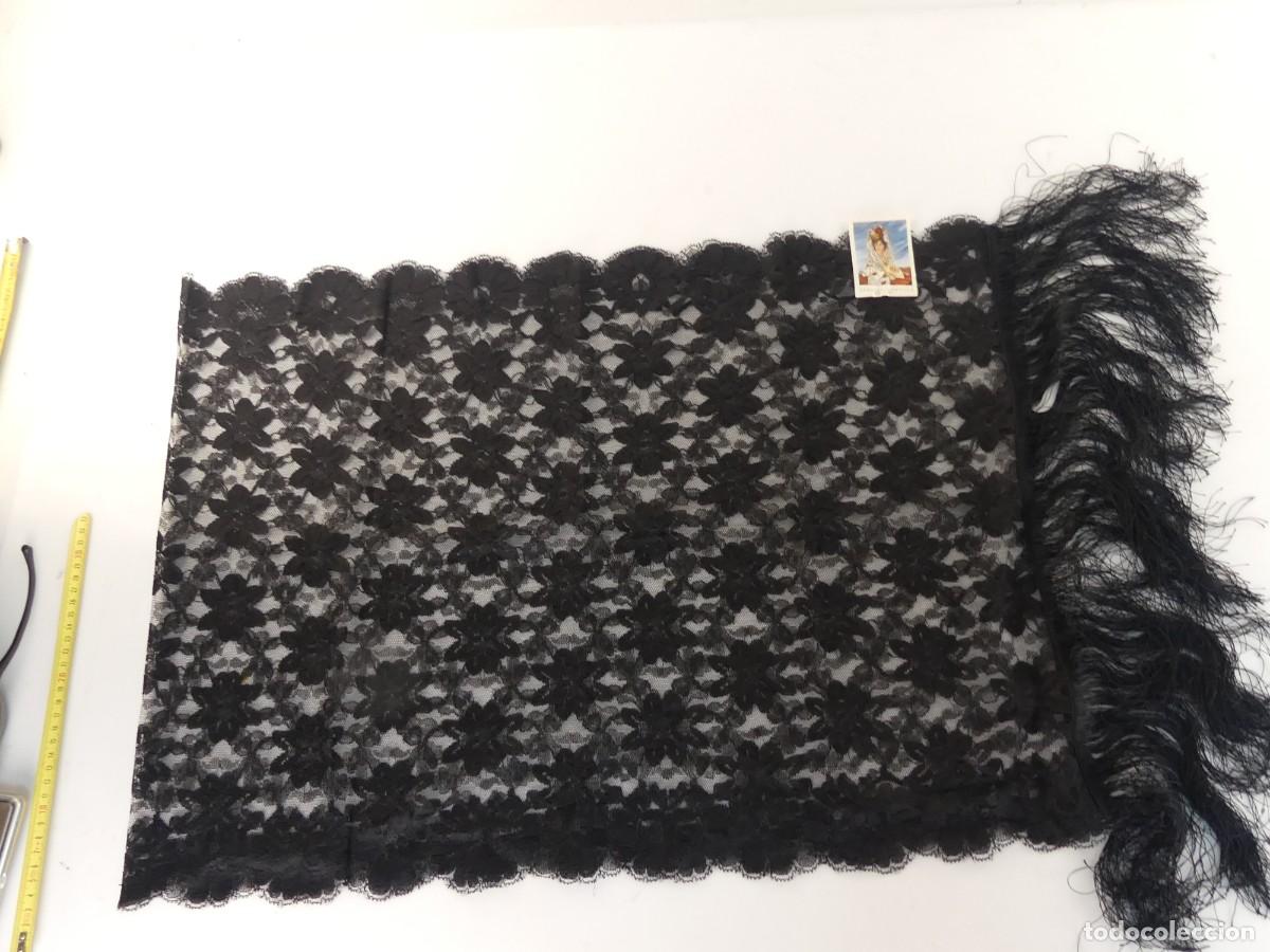 Antiguidades: MANTILLA ESPA&Ntilde;OLA ECHARPE NUEVA CON ETIQUETA