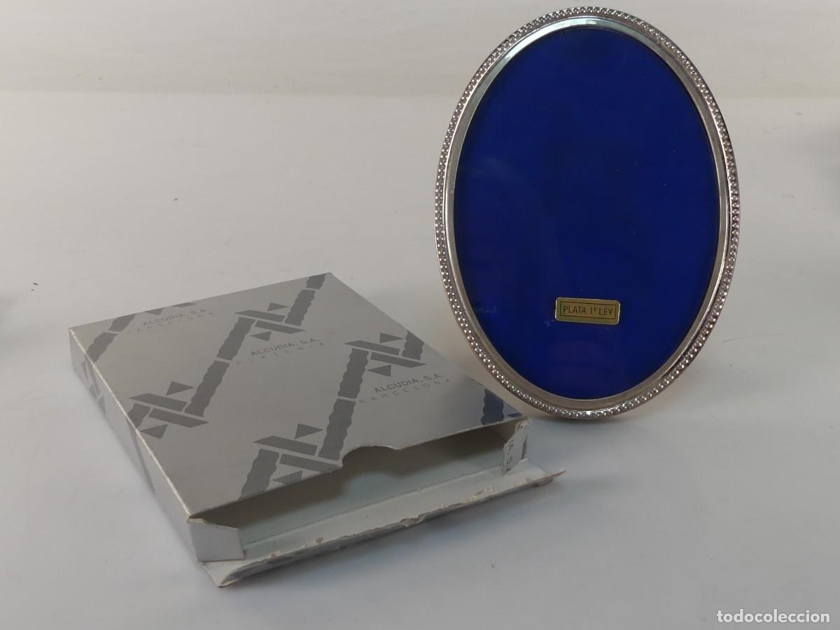 Antiquit&eacute;s: MARCO PORTAFOTOS FORRADO CON PLATA ANTIGUA