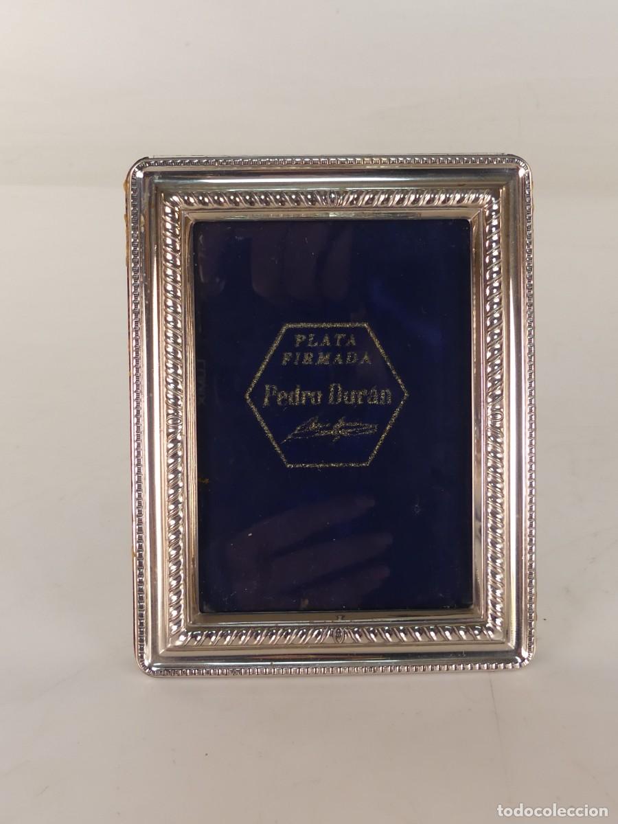 Antiquit&eacute;s: VINTAGE PORTAFOTO DE SOBREMESA PLATA Y PLASTICO PEDRO DURAN