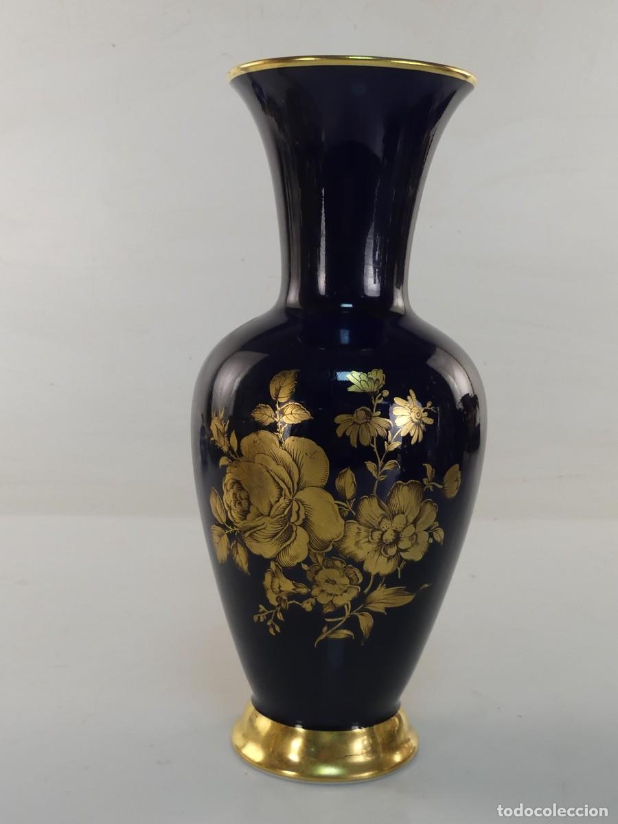 Antig&uuml;edades: JARRON FLORERO DE PORCELANA ROYAL PORZELLAN BAVARIA KPM.