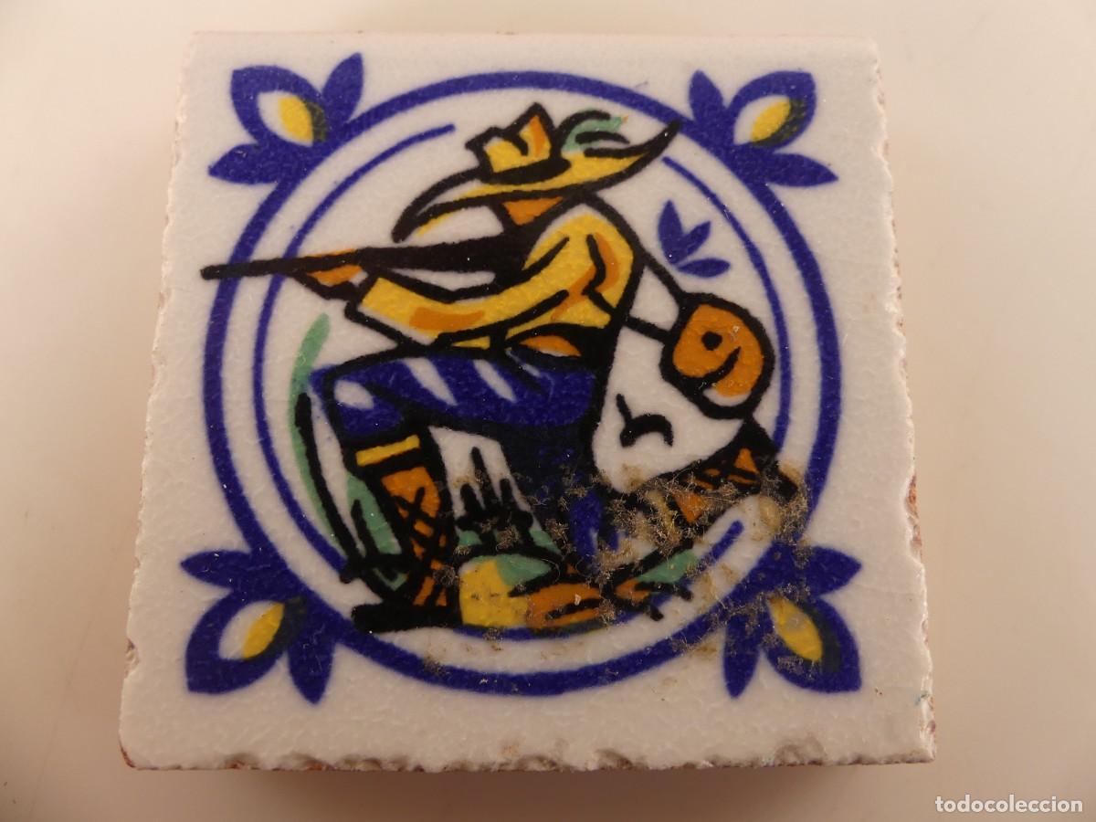 Antiquit&eacute;s: BONITO AZULEJO DE CERAMICA