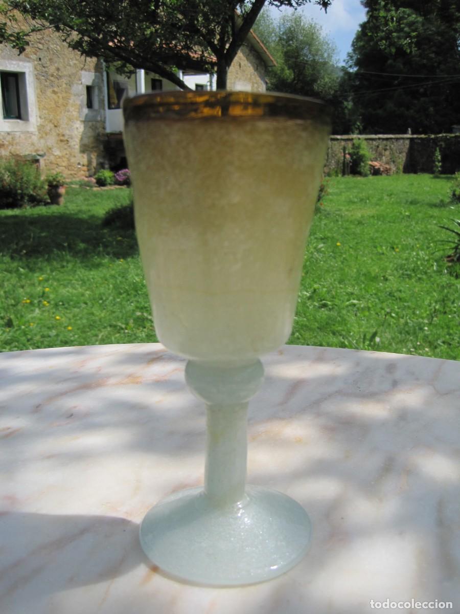 Antig&uuml;edades: PRECIOSA COPA DE CRISTAL DE MURANO PULEGOSO - NAPOLEONE MARTINUZZI - A&Ntilde;OS 30