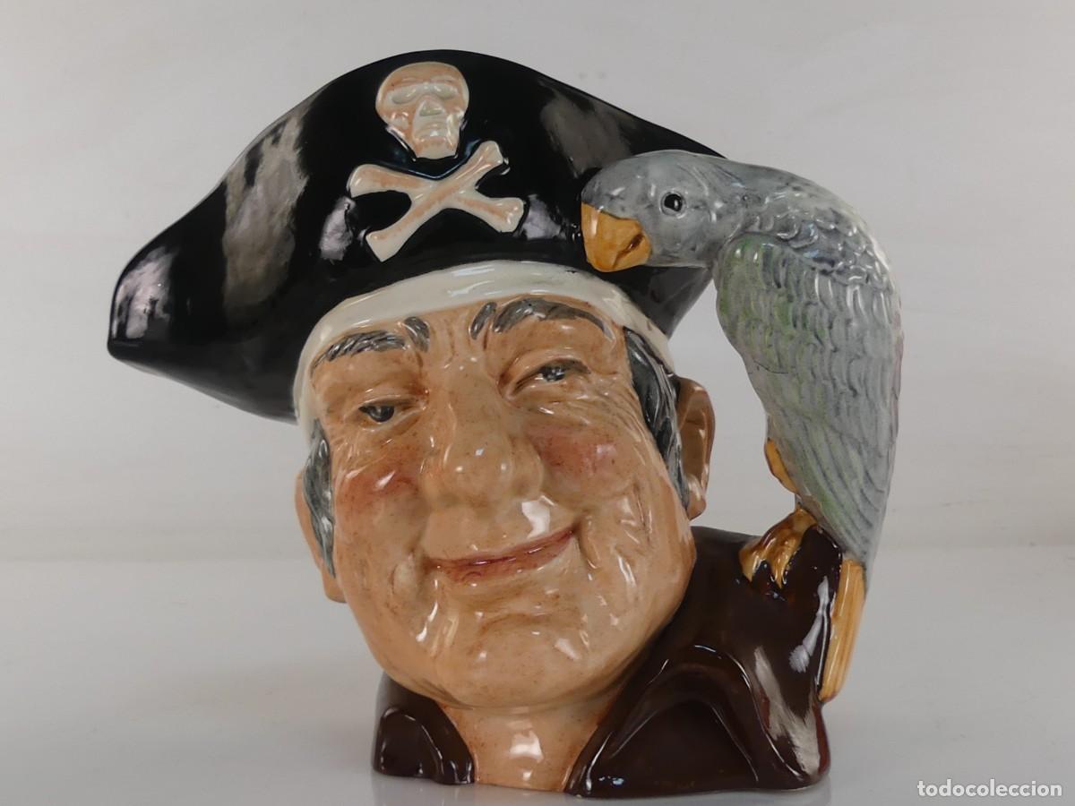 Antiguidades: JARRA DE PORCELANA ROYAL DOULTON JOHN LONG SILVER MADE IN ENGLAND
