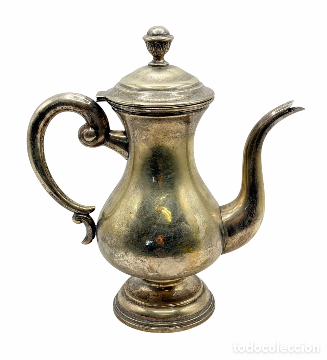 Antiques: Antigua Jarra Grande Plateada