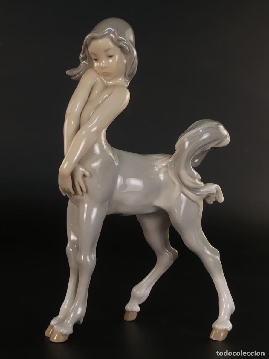 Antiquit&eacute;s: FIGURA DE PORCELANA &ndash; LLADRO NI&Ntilde;A CENTAURO OBJETO DE COLECCI&Oacute;N