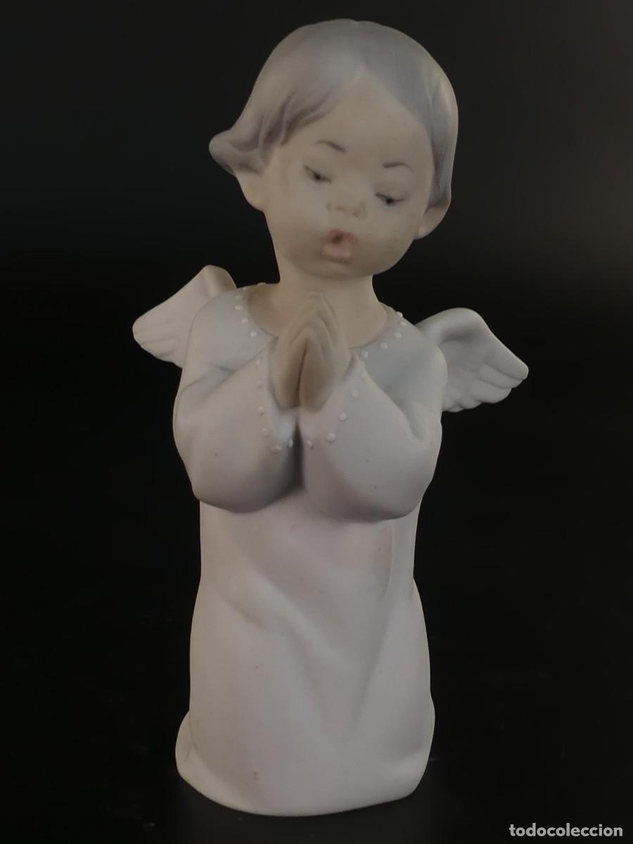 Antiquit&eacute;s: BONITA FIGURA DE PORCELANA DE LLADRO &ndash; ANGEL ANGELITO ORANDO
