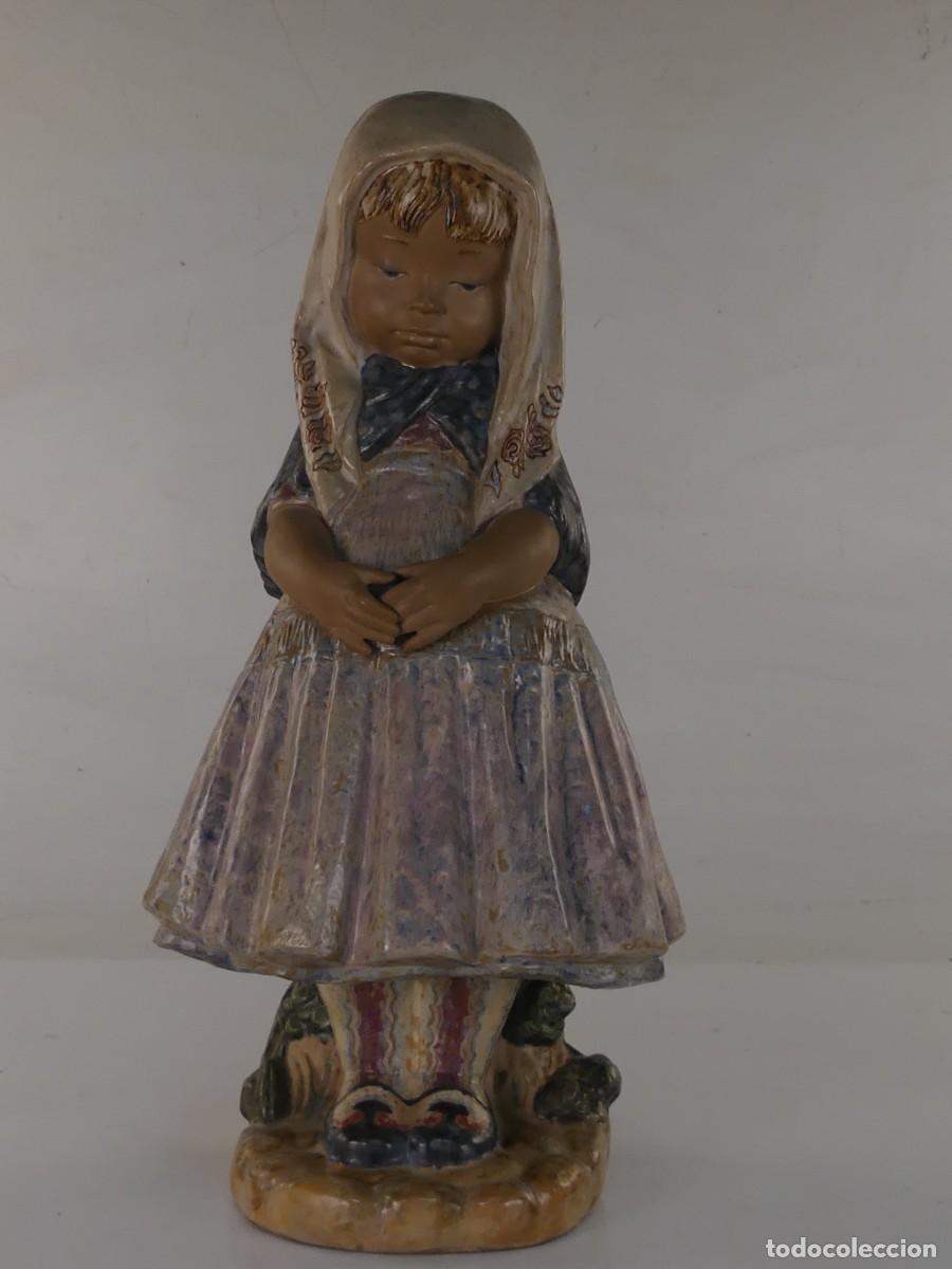 Antiquit&eacute;s: bonita figura de porcelana de lladro &ndash; ni&ntilde;a