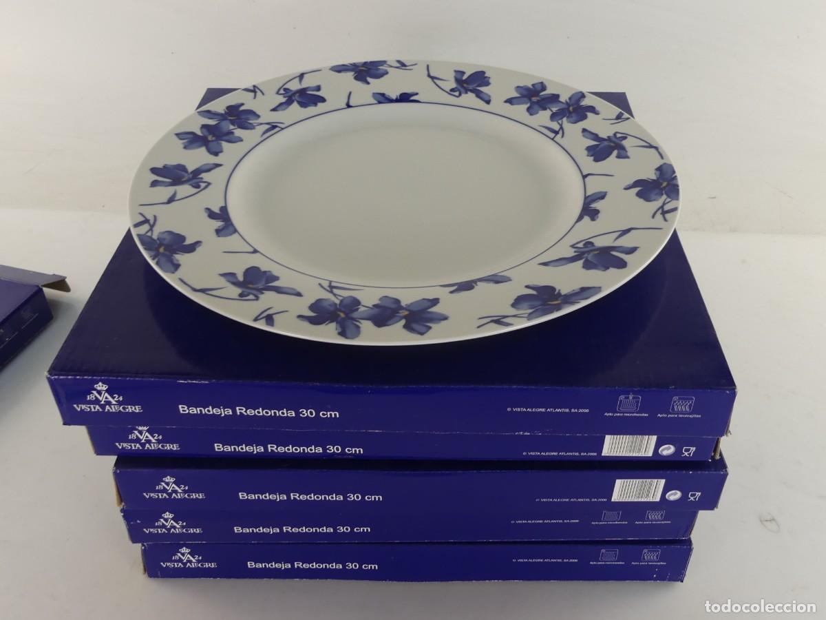 Antiguidades: LOTE DE 6 BANDEJAS REDONDAS DE 30 CM PORCELANA DE VISTA ALEGRE CON CAJAS
