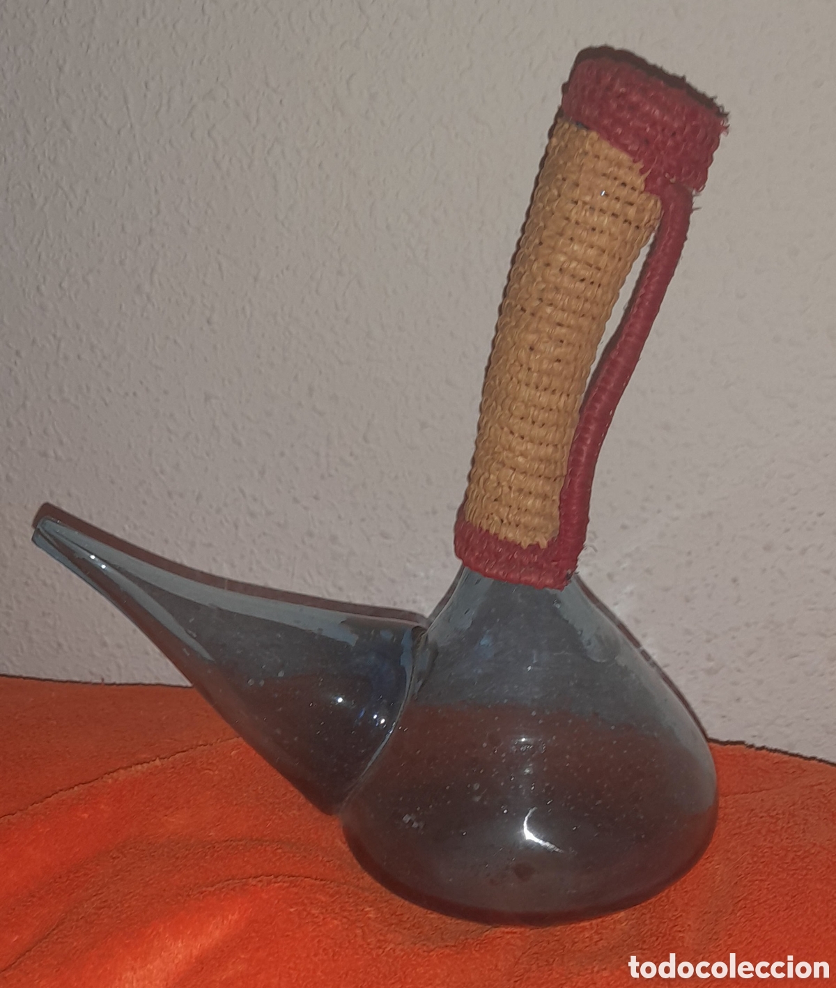 Antig&uuml;edades: Porron antiguo cristal - Foto 2