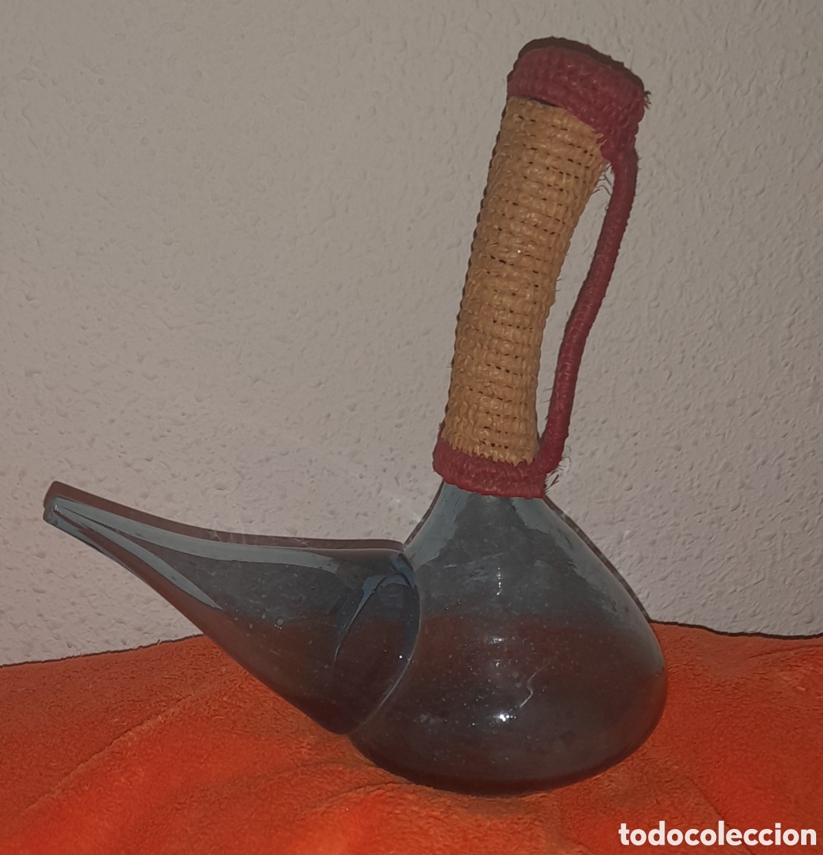 Antig&uuml;edades: Porron antiguo cristal - Foto 3