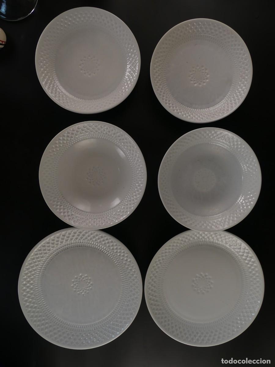 Antig&uuml;edades: JUEGO DE 6 PLATOS DE PORCELANA DE SARGADELOS