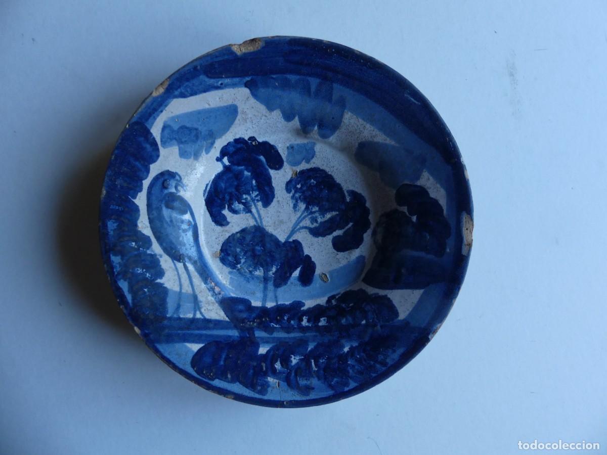 Antig&uuml;edades: PLATO DE CERAMICA DE TERUEL SIGLO XVIII ( PAGO POR BIZUM)