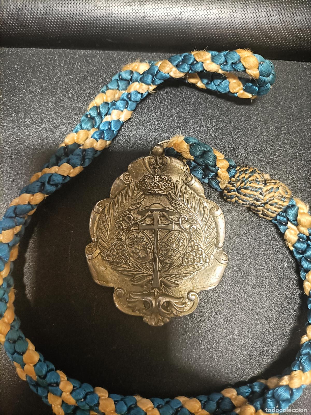 Antig&uuml;edades: ANTIGUA MEDALLA RELIGIOSA HERMANDAD DE LOS NEGRITOS SEMANA SANTA DE SEVILLA