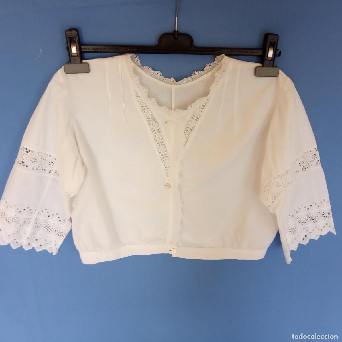 Antig&uuml;edades: Chambra / Blusa Gallega Antigua, A&ntilde;os 40-50.
