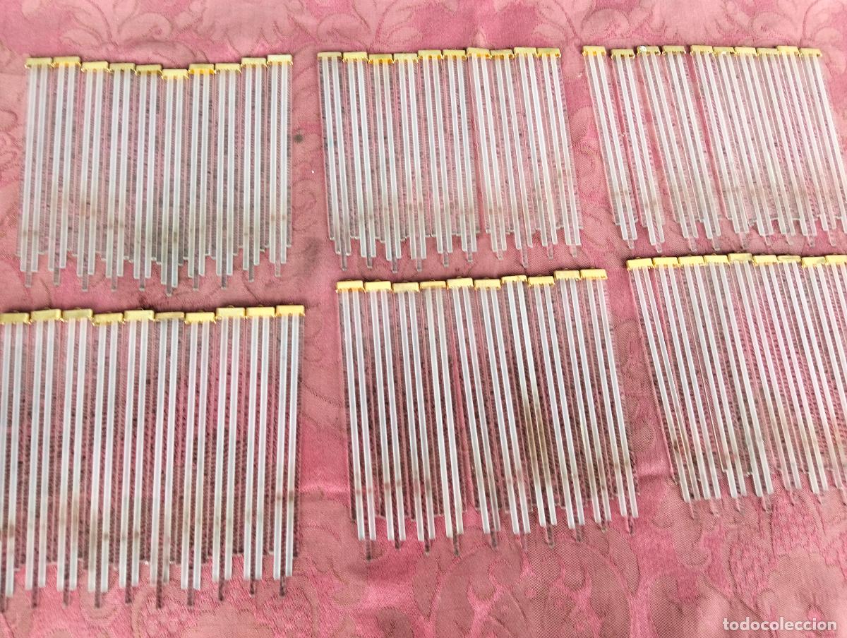 Antiques: L&aacute;grimas de cristal lote 60 para l&aacute;mpara antigua vintage recambio repuesto tubo varilla 15cm