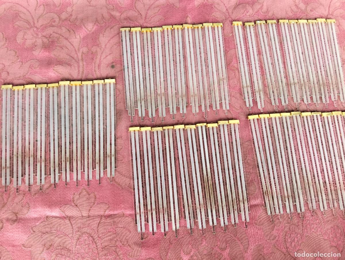 Antiques: L&aacute;grimas de cristal lote 50 para l&aacute;mpara antigua vintage recambio repuesto tubo varilla 15cm