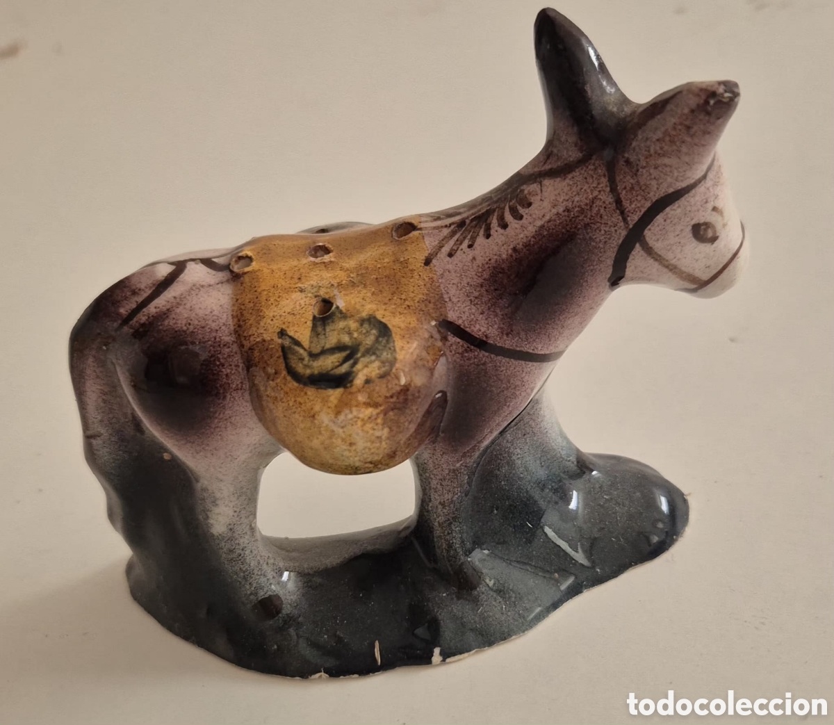 Antig&uuml;edades: BURRO PALILLERO DE SARGADELOS SIGLO XIX