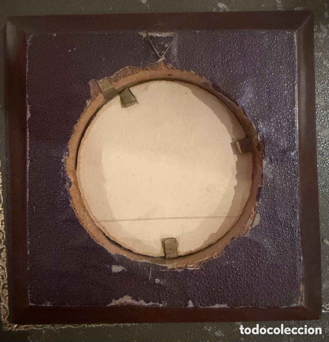 Antig&uuml;edades: Pareja de marcos de madera con marqueter&iacute;a - Foto 3