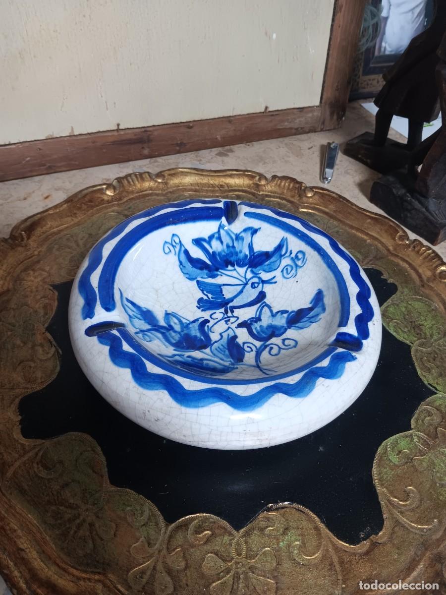 Antig&uuml;edades: cer&aacute;mica pintada a mano al estilo Delft - Foto 1
