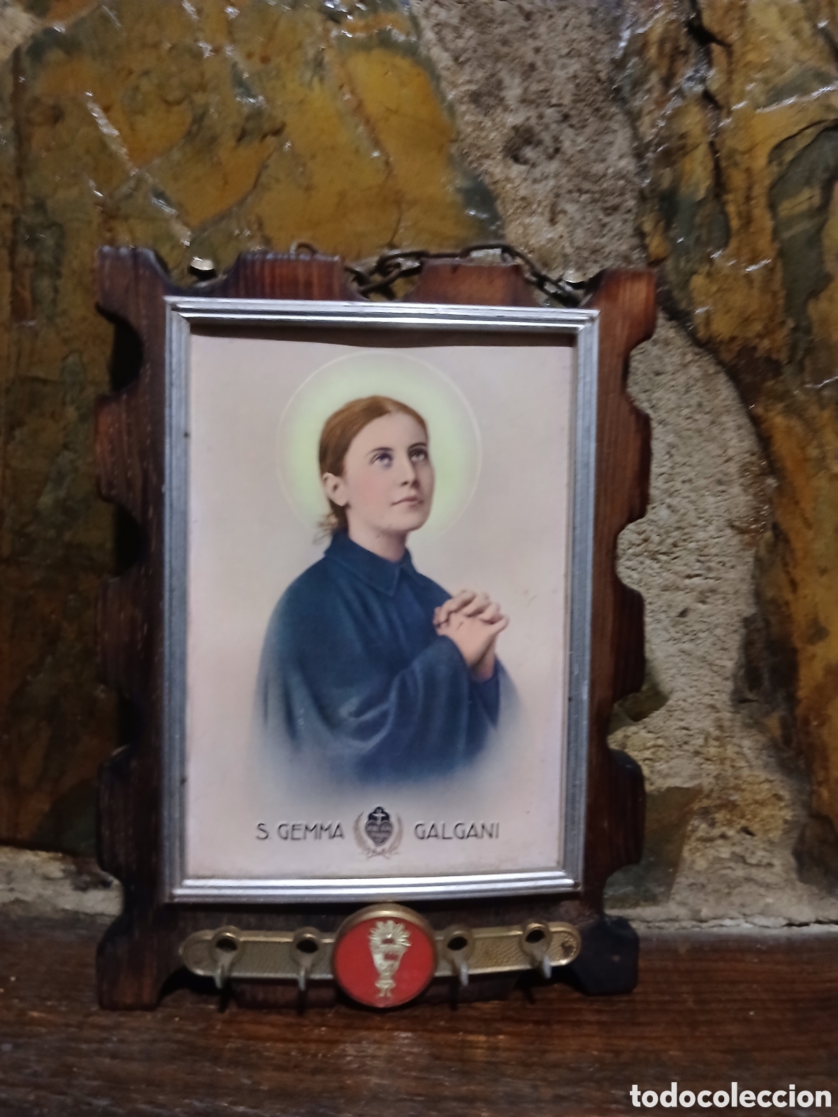 Antig&uuml;edades: Antiguo Cuelga llaves de Santa Gema de Galgani