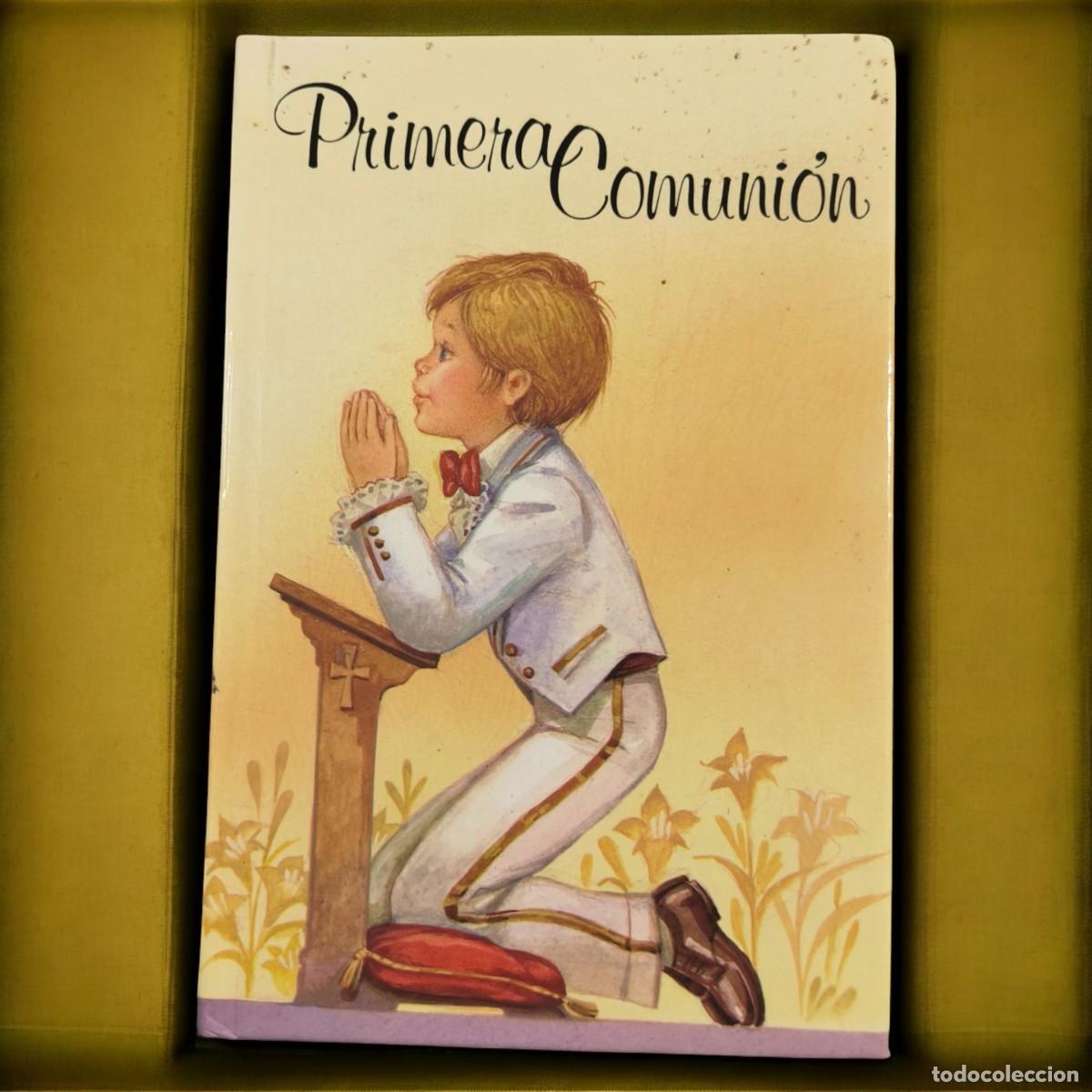 Oggetti Antichi: Antiguo Libro De Firmas De Primera Comuni&oacute;n &ndash; Recuerdos Y Dedicatorias Especiales