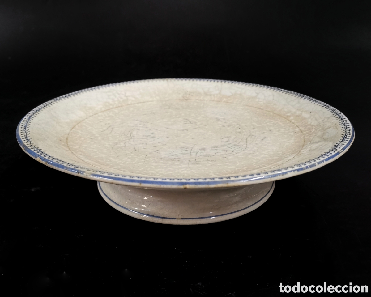 Antiguidades: FUENTE ALTA DE PORCELANA, LA CARTUJA DE SEVILLA PICKMAN