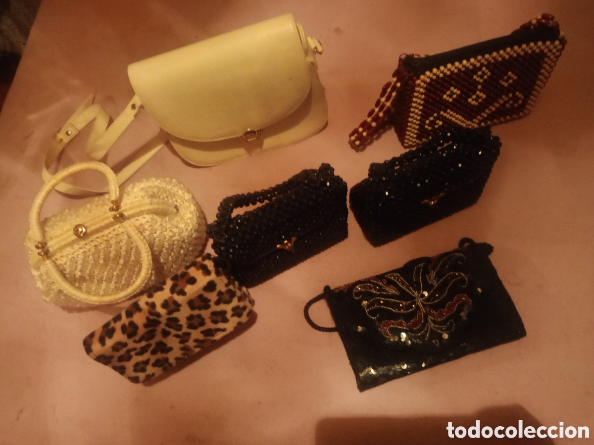 Antig&uuml;edades: Lote 7 bolsos mujer. - Foto 1