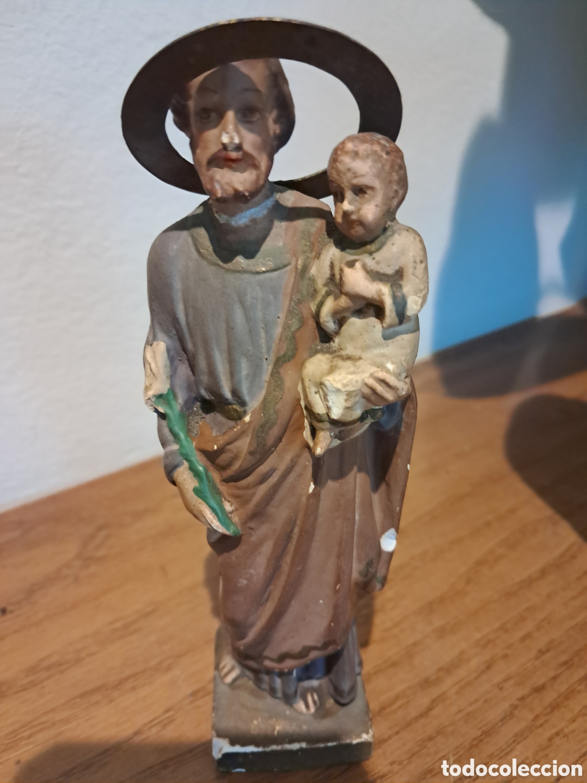 Antig&uuml;edades: Sant Josep nen a la creu i verge de Lourdes