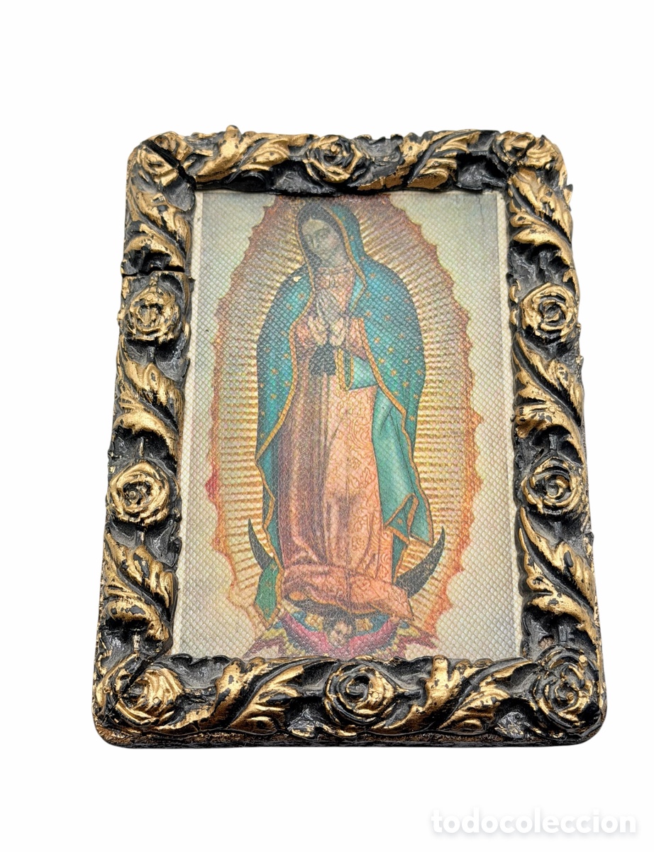 Antiguidades: Retrato de Virgen Enmarcada