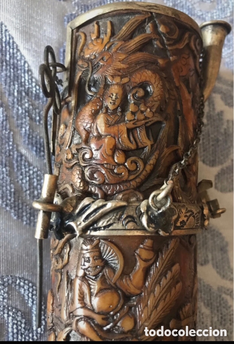 Antig&uuml;edades: Pipa antigua de agua - Foto 2