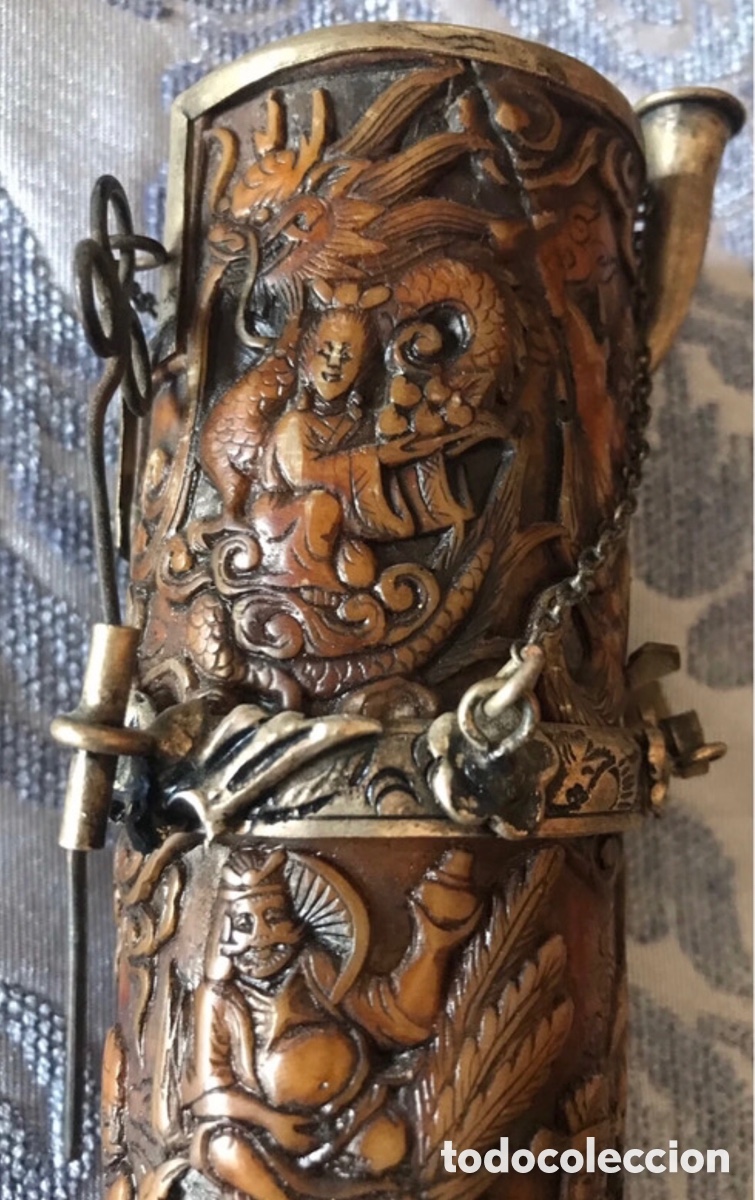 Antig&uuml;edades: Pipa antigua de agua - Foto 7