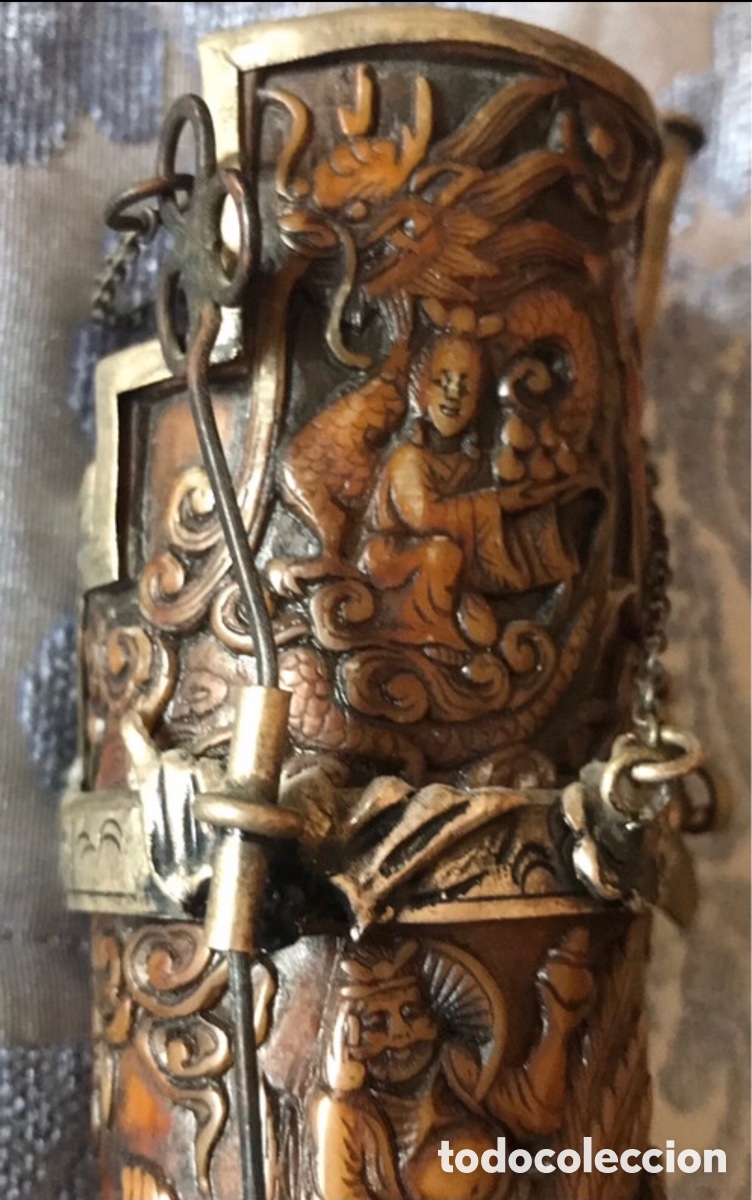 Antig&uuml;edades: Pipa antigua de agua - Foto 17