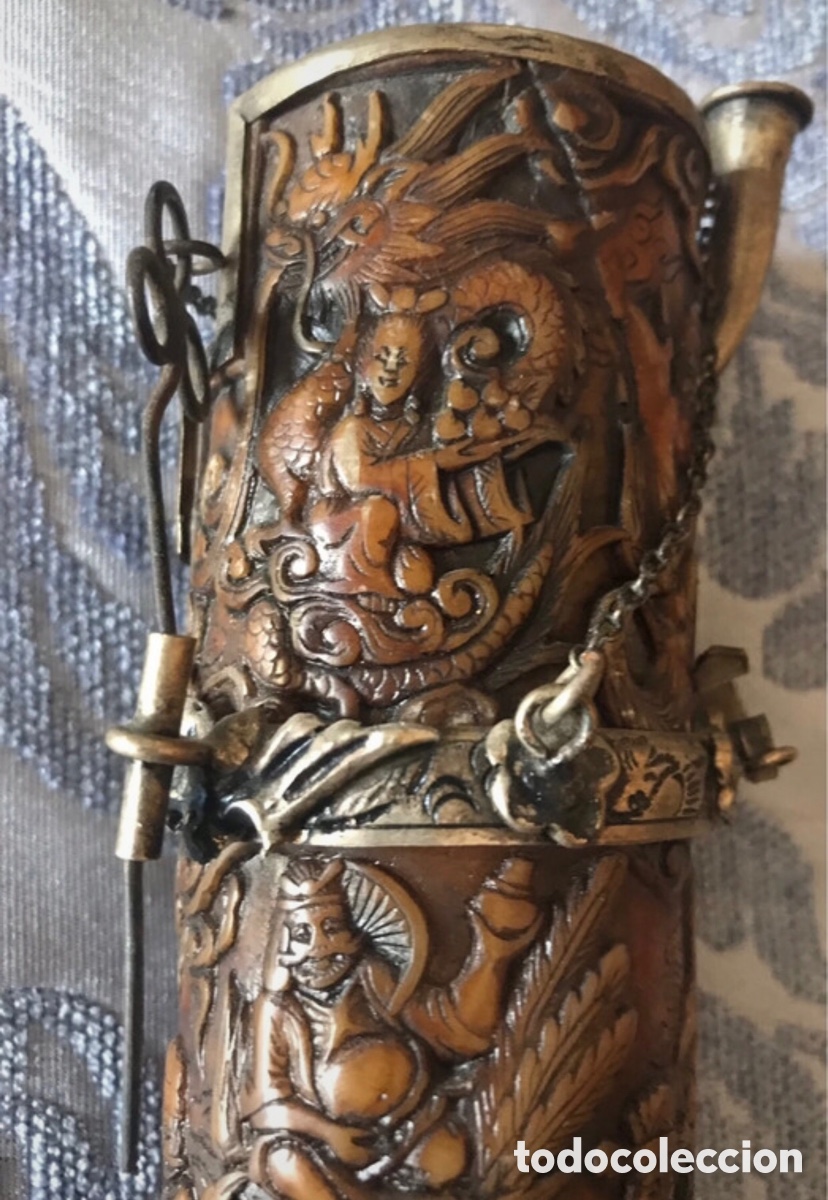Antig&uuml;edades: Pipa antigua de agua - Foto 1