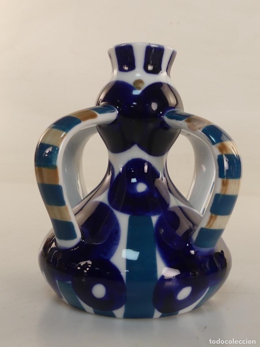 Oggetti Antichi: PALMATORIO O CANDELABRO DE PORCELANA DE SARGADELOS