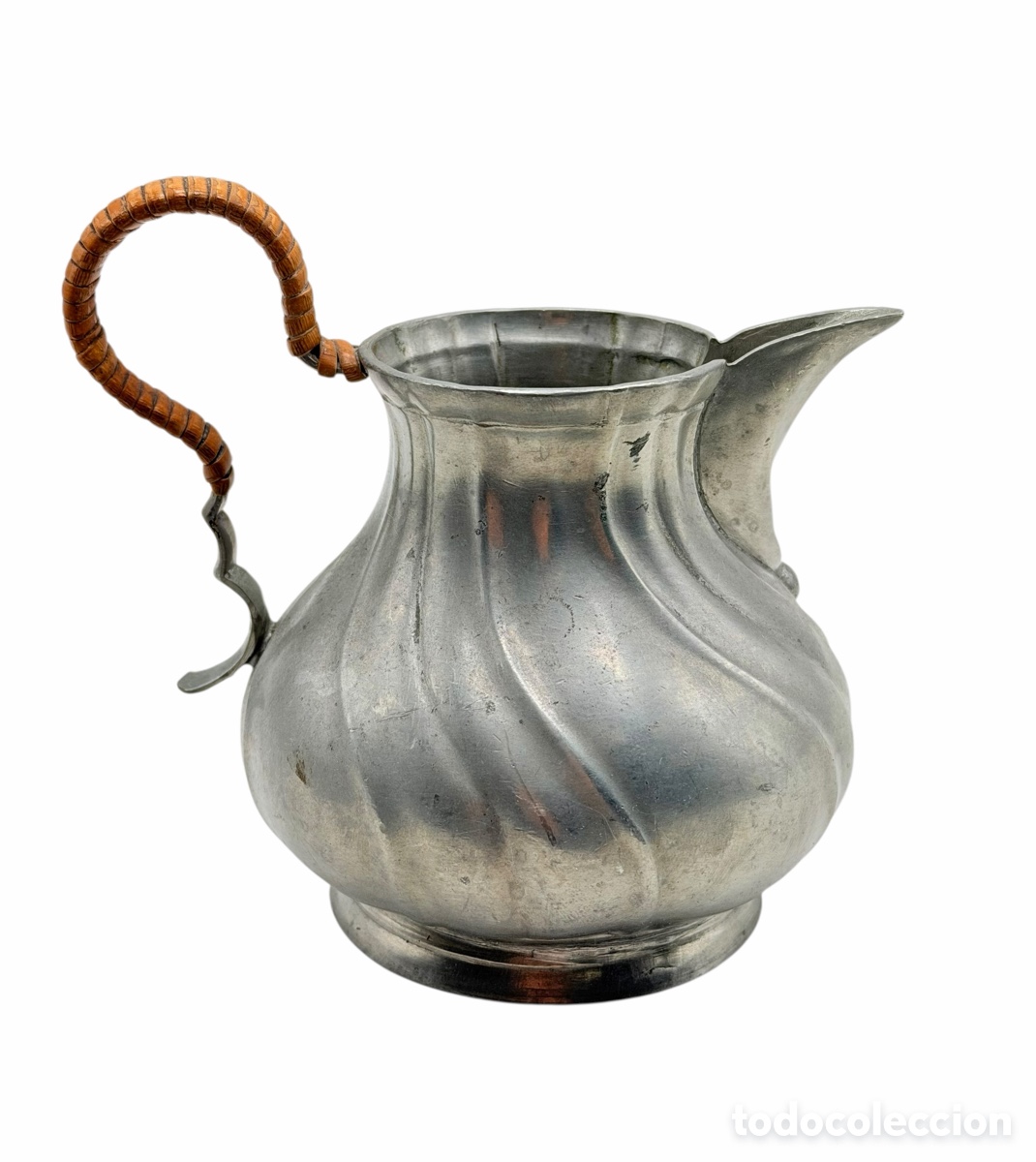 Antiques: Antigua Jarra de Esta&ntilde;o