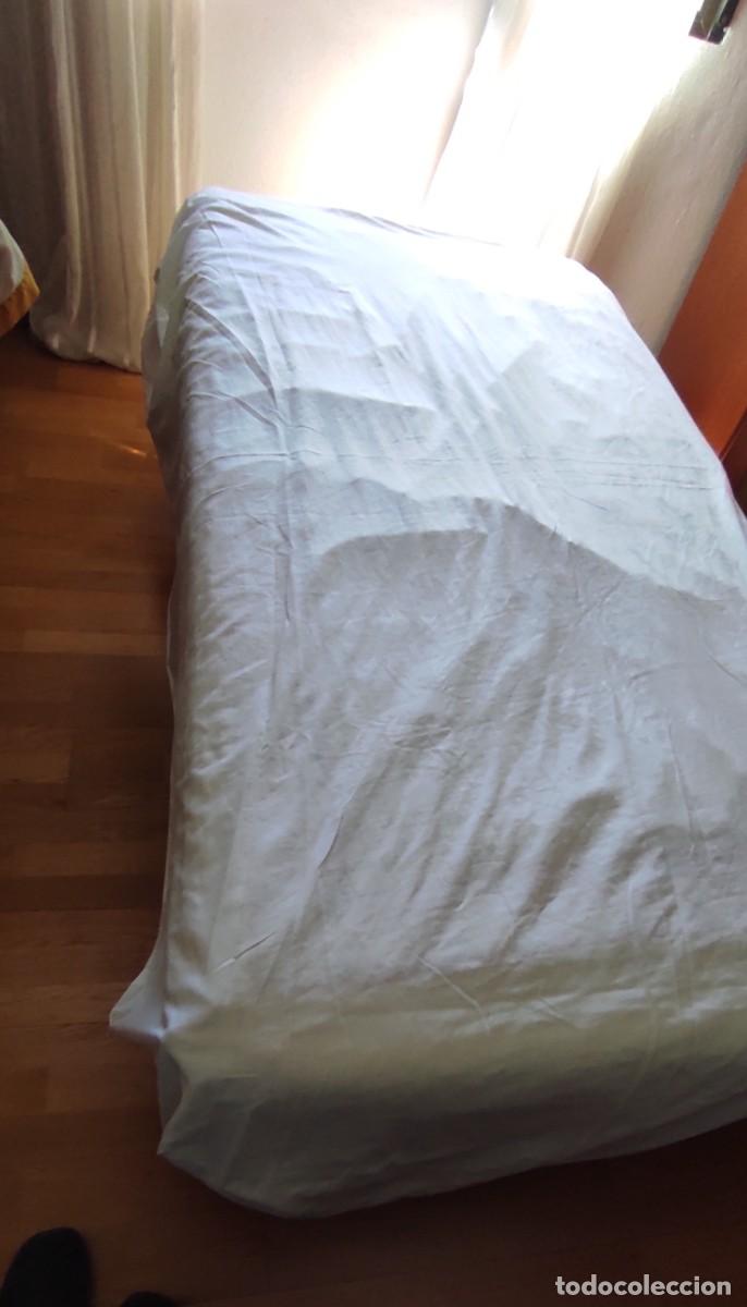 Antiquit&auml;ten: SABANA BAJERA BLANCA DE ALGODON - Medidas 180x200 cm - TEJIDO SUAVE Y RESISTENTE.
