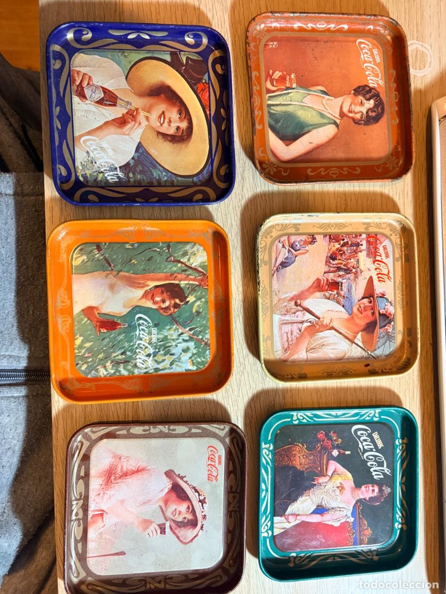 Antig&uuml;edades: Posavasos Met&aacute;licos Coca Cola