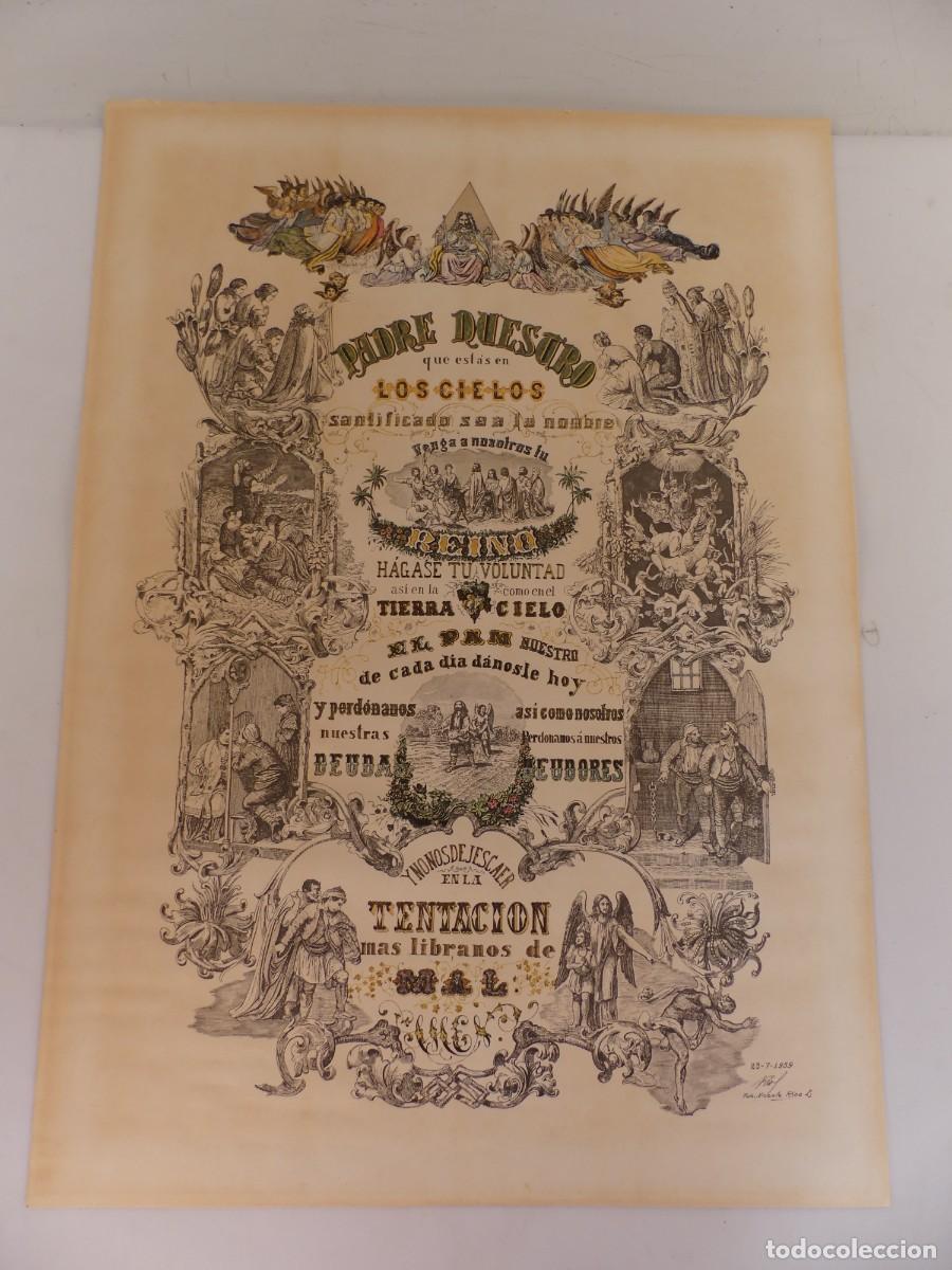Antiques: LITOGRAFIA CARTEL RELIGIOSO