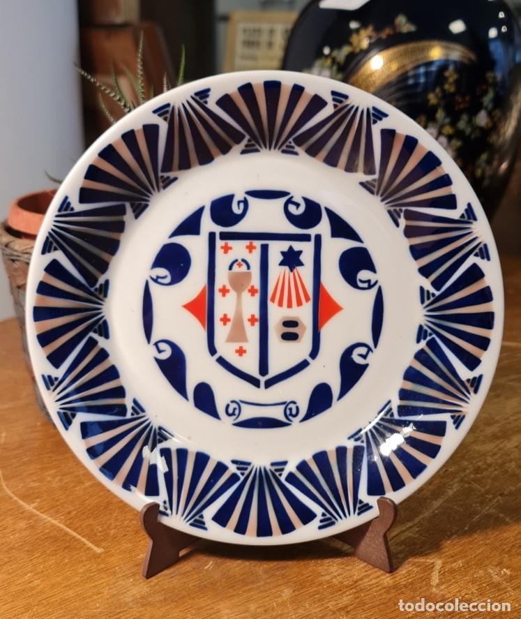 Antig&uuml;edades: Plato Sargadelos conmemoraci&oacute;n a&ntilde;o santo 1976