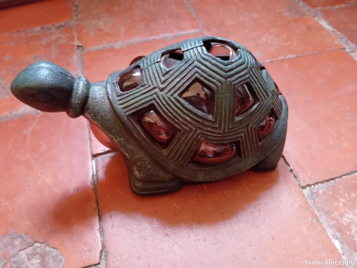 Antig&uuml;edades: Tortuga farol de hierro - Foto 4