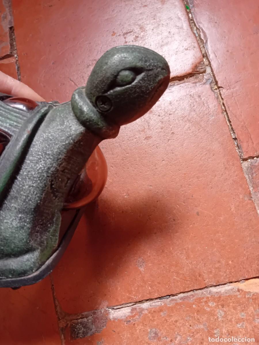 Antig&uuml;edades: Tortuga farol de hierro - Foto 6