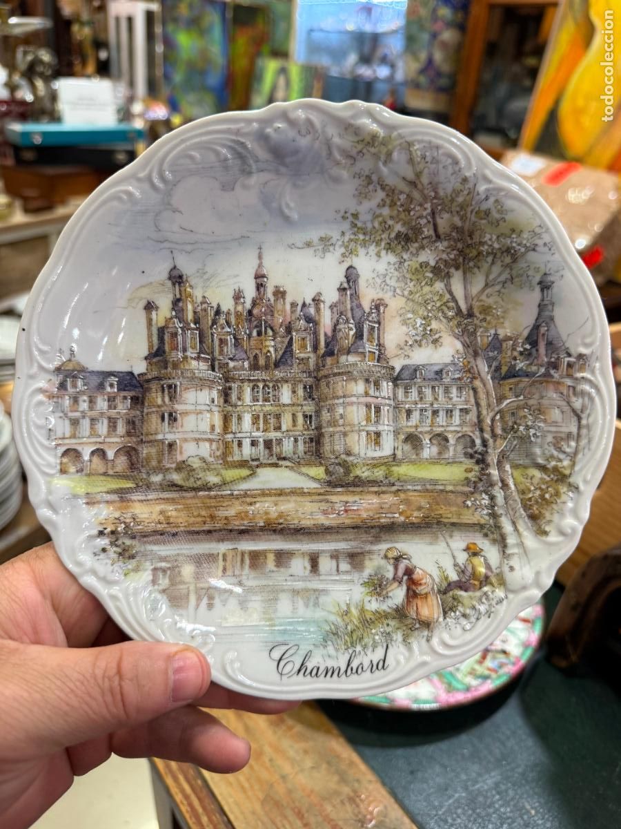Antig&uuml;edades: PLATO CERAMICA NEM DECOR FRANCE - MEDIDA 18,5 CM