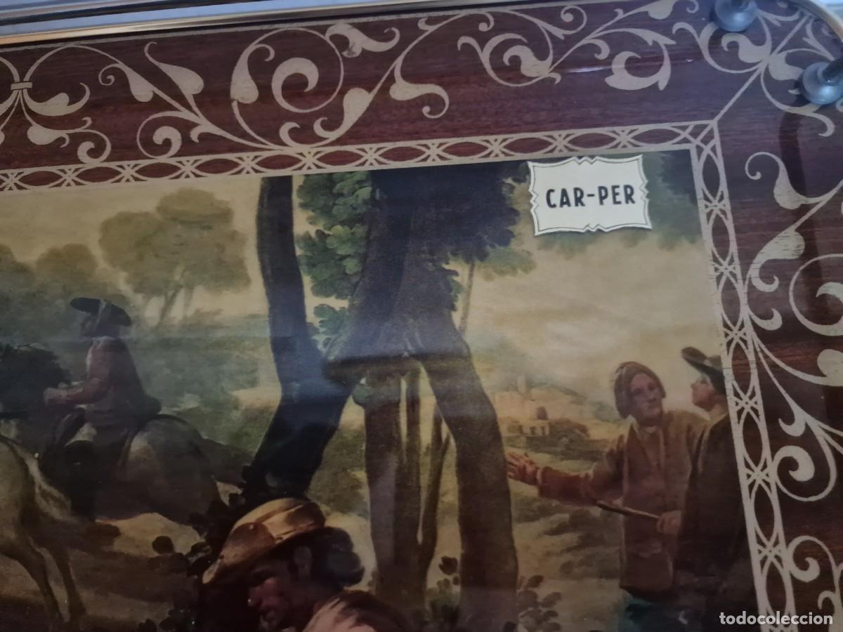 Antig&uuml;edades: Bandeja vintage de cama - Foto 4