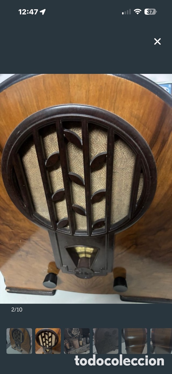 Antig&uuml;edades: Radio Antigua de v&aacute;lvulas PHILIPS 634