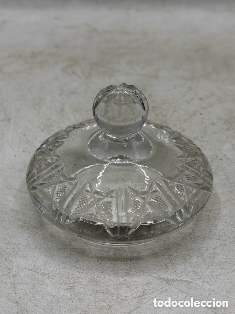 Antig&uuml;edades: Tapa de Cristal Tallado - Foto 4