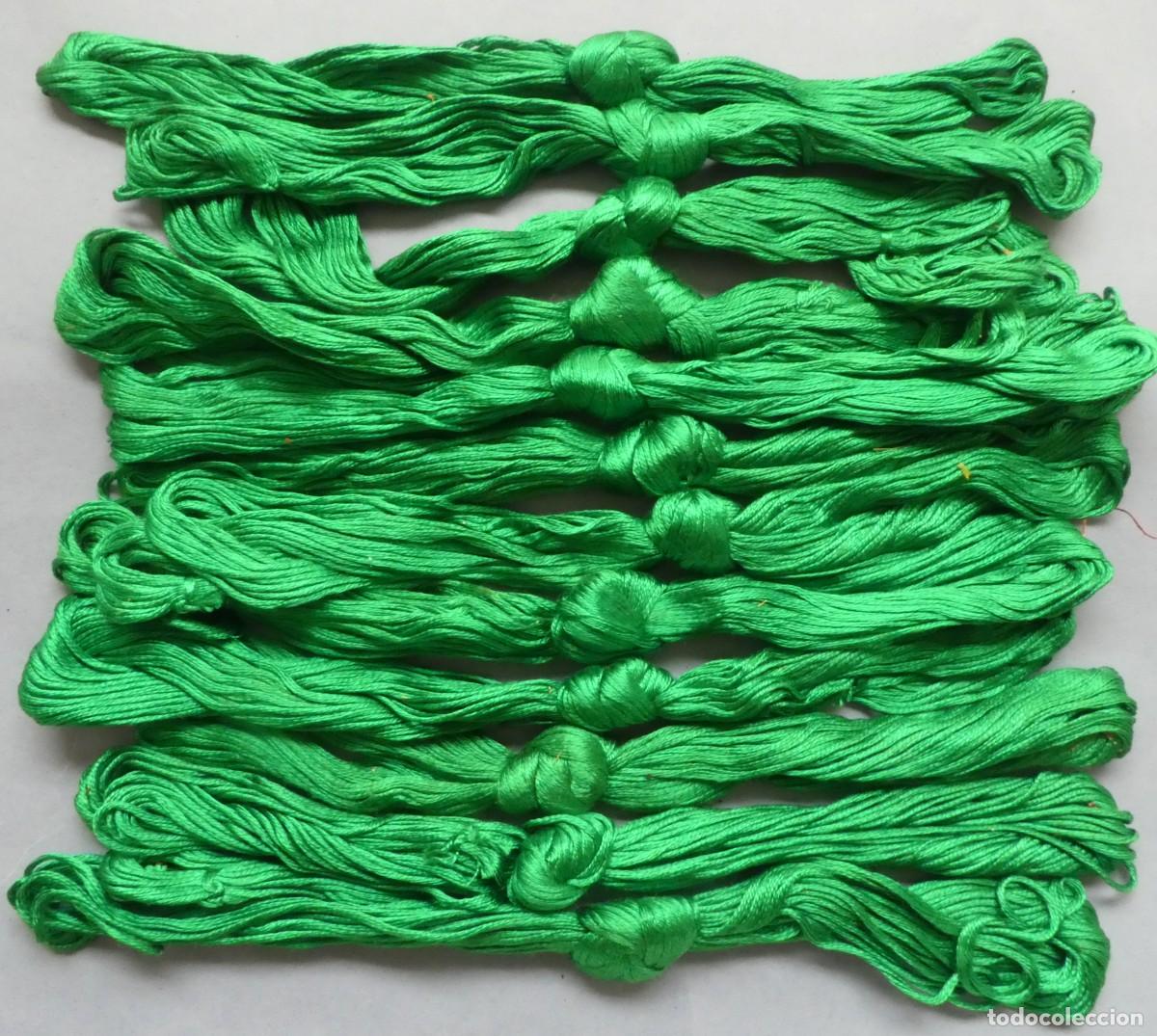 Antiques: 12 ANTIGUAS MADEJAS DE HILO DE ALGOD&Oacute;N PRIMERA MITAD S.XX