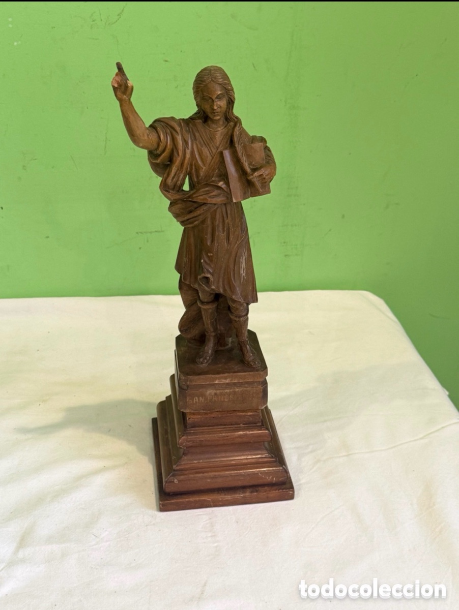 Antiques: Antiguo abanico enmarcado con encaje y flores pintadas principios del siglo XX en su abaniquera
