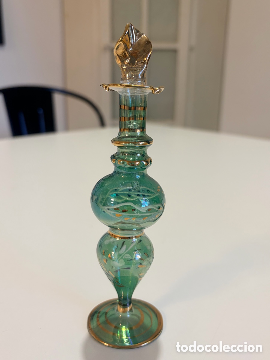 Antig&uuml;edades: Antiguo Perfumero de vidrio egipcio